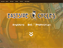 Tablet Screenshot of eastside-cycles.com